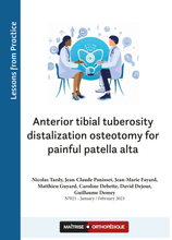 Charger l&#39;image dans la galerie, Anterior tibial tuberosity distalization osteotomy for painful patella alta
