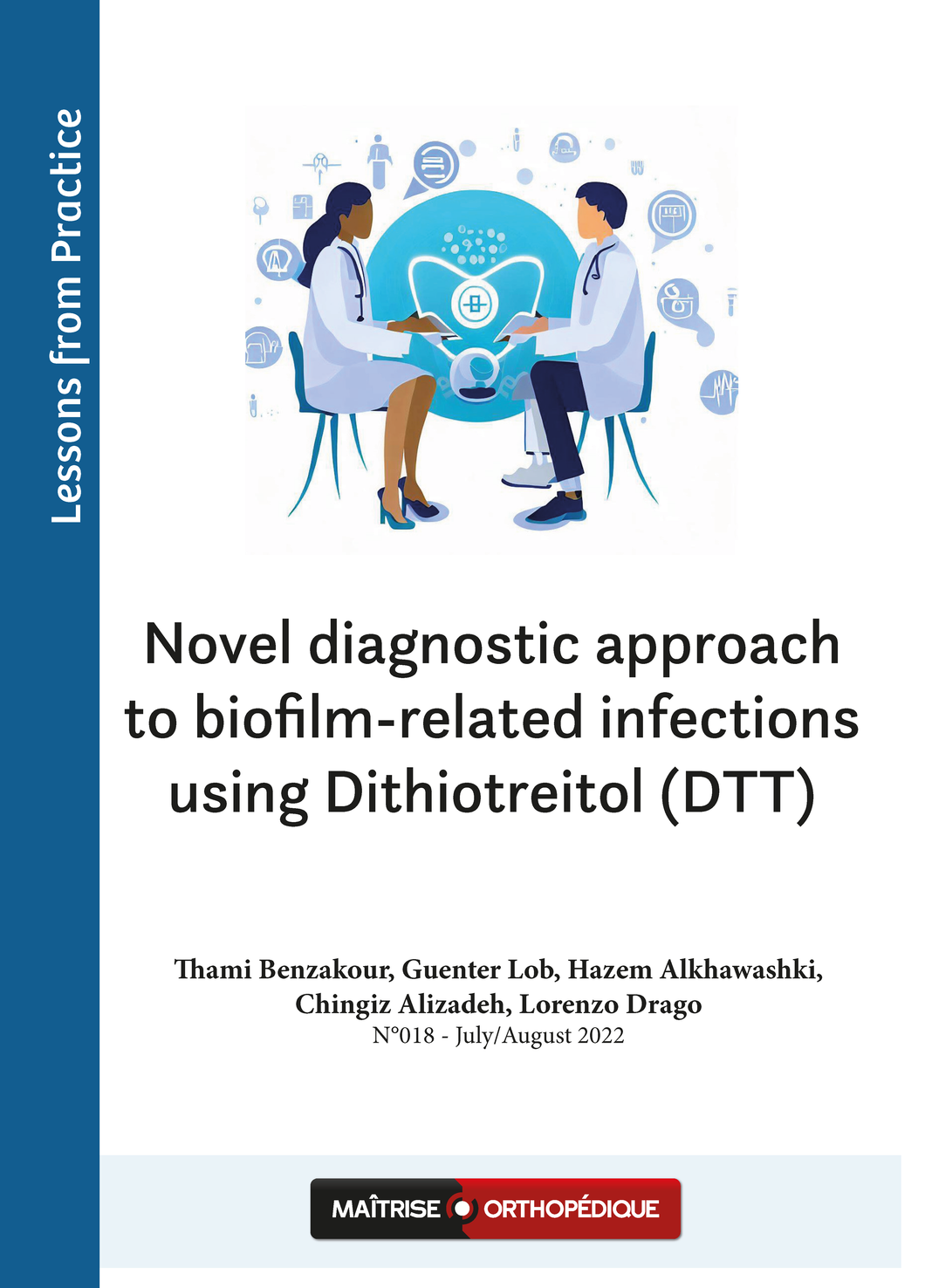 Novel diagnostic approach to biofilm-related infections using Dithiotreitol (DTT)