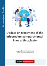 Charger l&#39;image dans la galerie, Update on treatment of the infected nicompartmental knee
